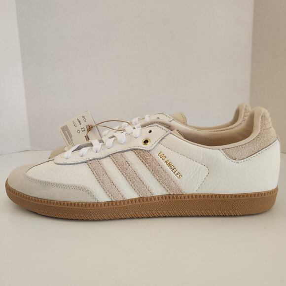 adidas Mens Samba 2.0 LAFC Lifestyle Sneaker, White Linen Gum, 12.5 Los Angeles main image 8